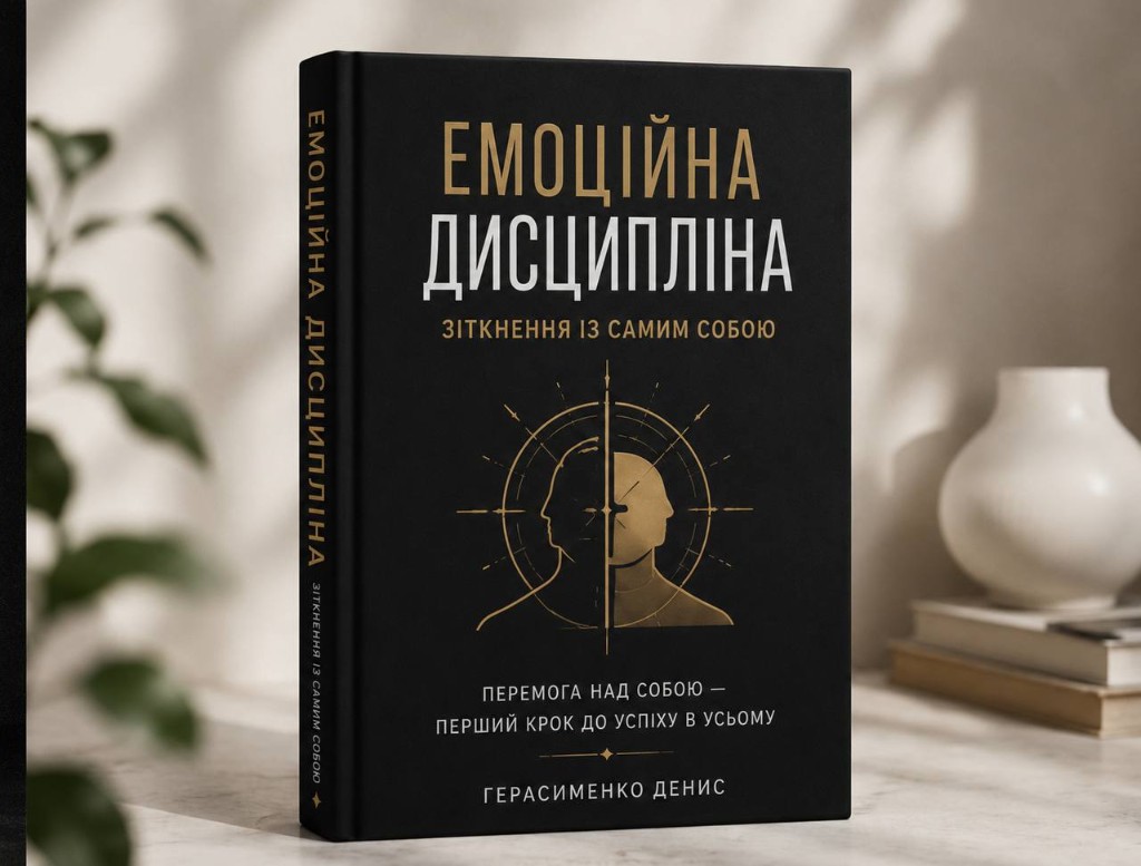 Обкладинка книги «Емоційна дисципліна» Герасименка Дениса